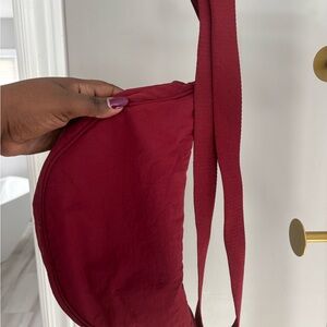 Uniqlo Deep Red Crossbody Bag